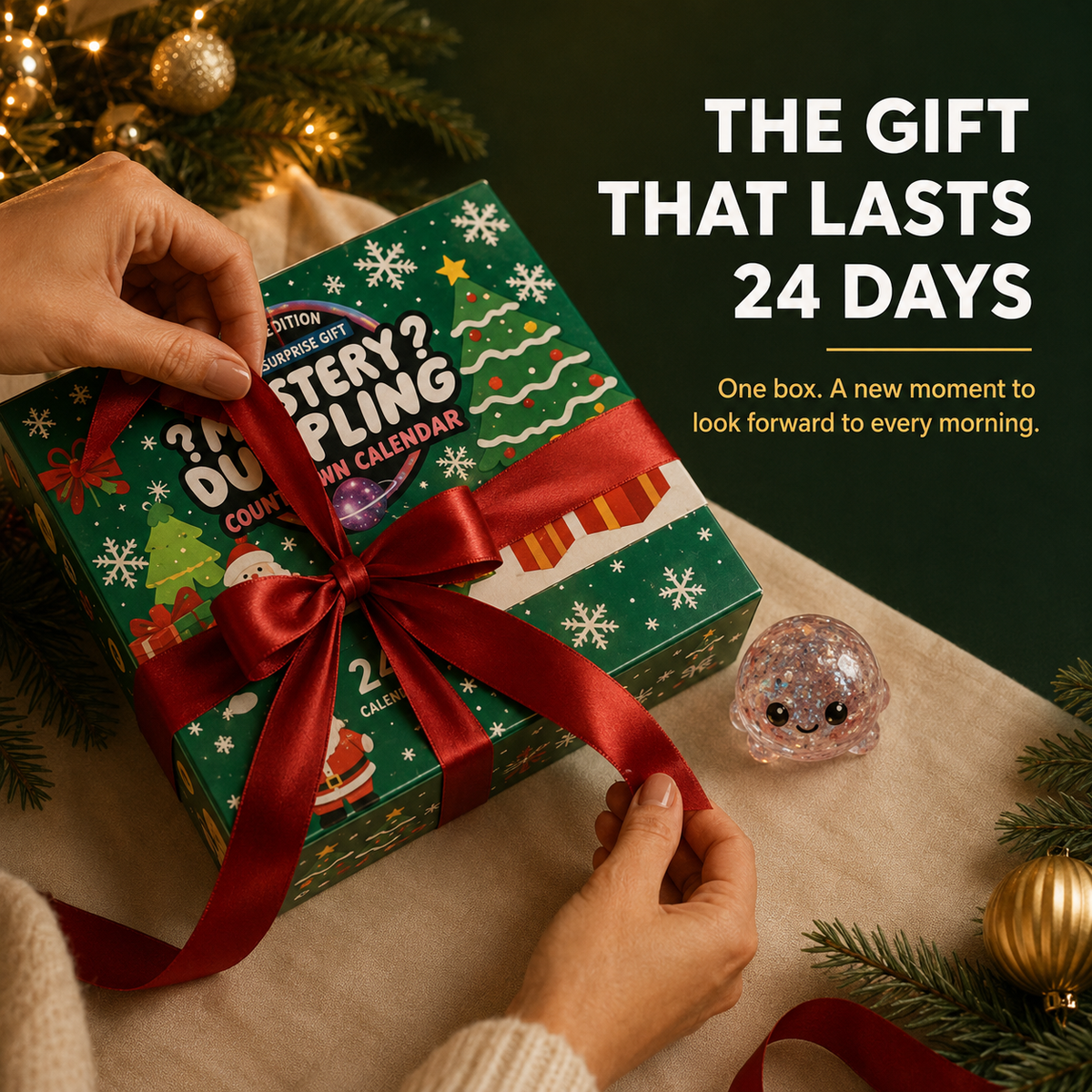 24-Day Christmas Mystery Squishy Advent Calendar β A New Surprise Every Day π