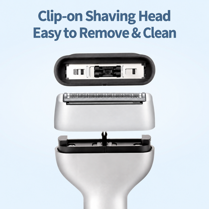 🔥🪒Men's Rechargeable Foil Electric Shaver – ✨Efficient Close Shaving, Cordless Portable Wet & Dry Beard Razor for Daily Grooming