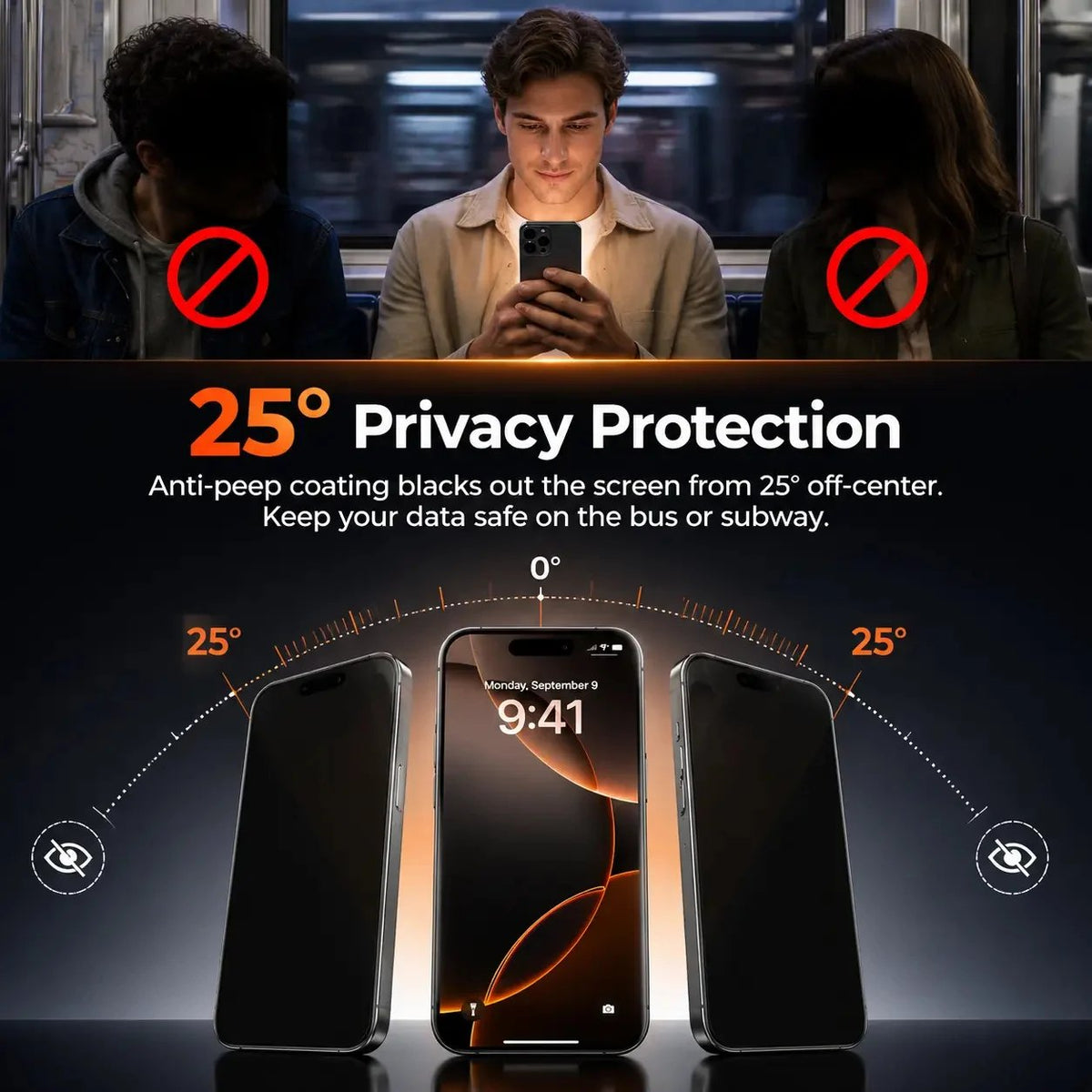 ⚡Hot Sales 49% OFF🔥PandaShield 2-Pack Screen Protector for iPhone