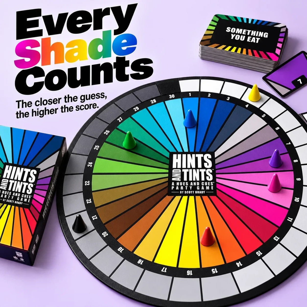 🎨Hints and Tints | Creative Color Clue Party Board Game, Fast-Paced Family & Group Game