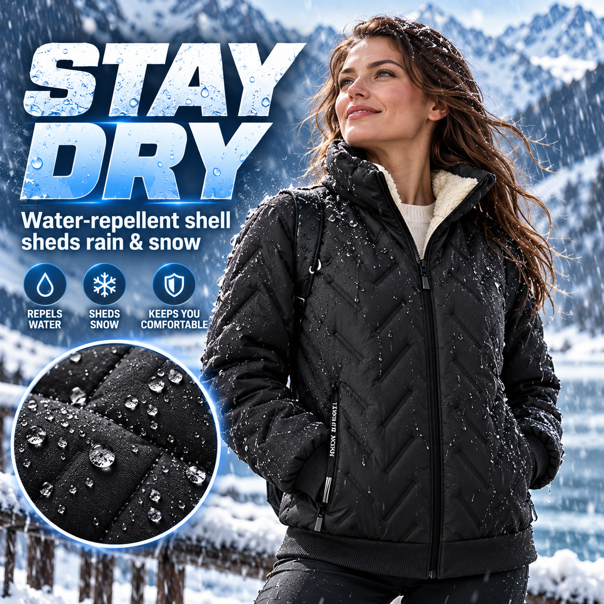 ✨✨Winter Warm Fleece-Lined Thickened Jacket - Unisex 🧥