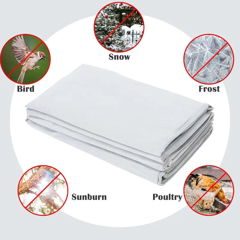 Frost in the Forecast? ❄️ Reusable Plant Protection Cover with Clear Window