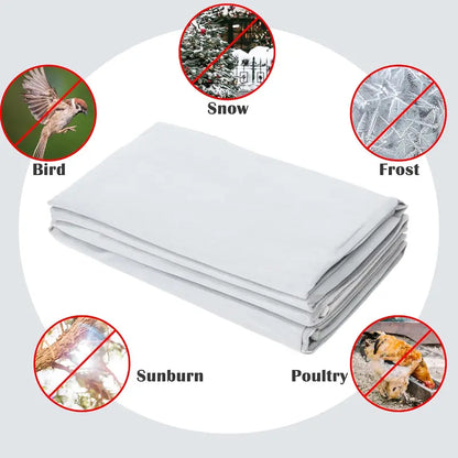 Frost in the Forecast? ❄️ Reusable Plant Protection Cover with Clear Window