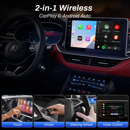 📱 Wireless CarPlay & Android Auto Adapter – Wired-to-Wireless Converter