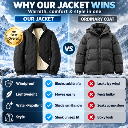 ✨✨Winter Warm Fleece-Lined Thickened Jacket - Unisex 🧥