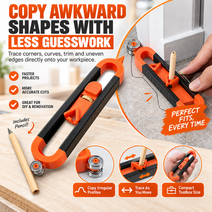🏠Contour Gauge Scribe Tool with Lock and Pencil