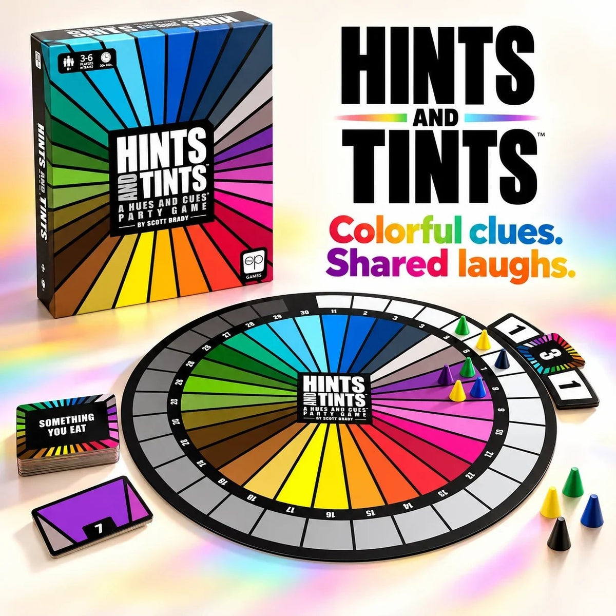 🎨Hints and Tints | Creative Color Clue Party Board Game, Fast-Paced Family & Group Game
