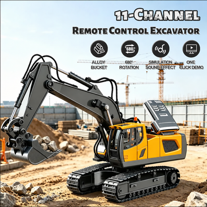 🚜 RC Construction Crew – 4-Machine Remote Control Building Fleet 🚧(Free Shipping ✈️)