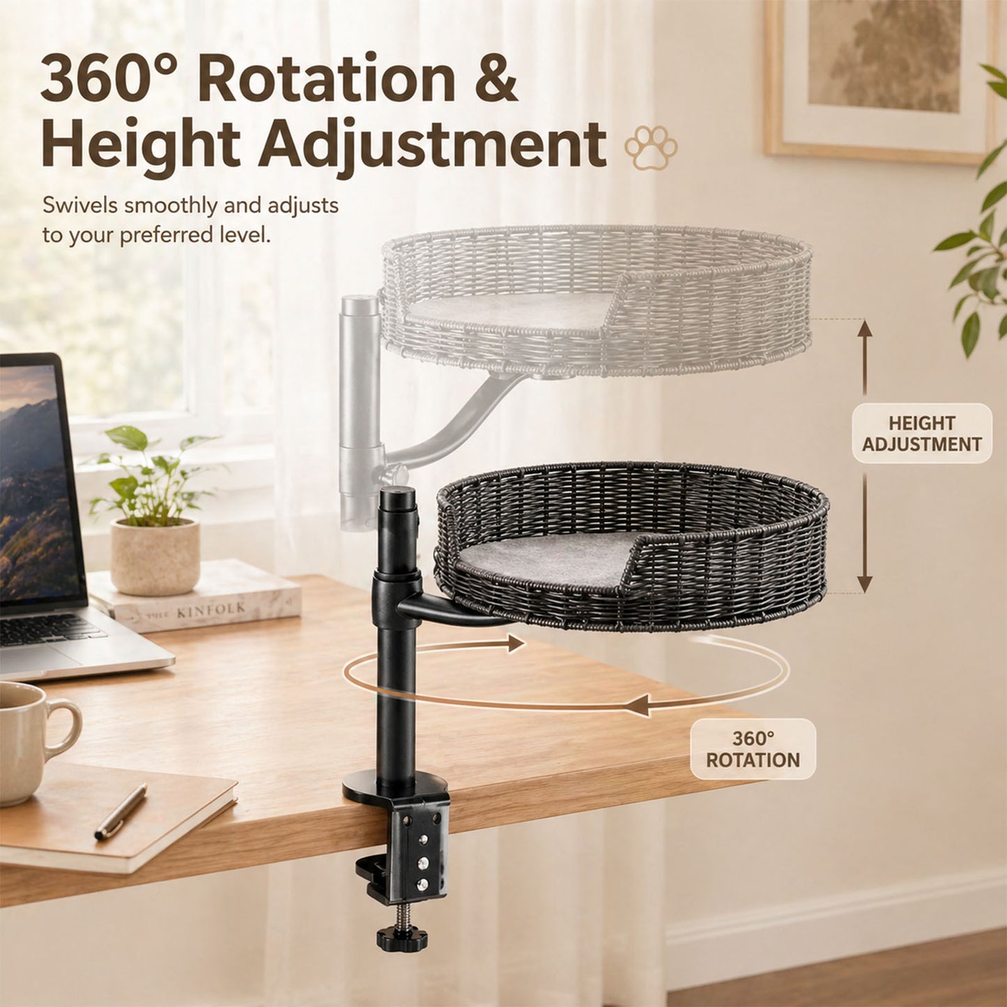 Deskside Perch Hammock Set