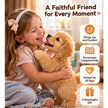 🎄49% OFF🐕🐾 Golden Buddy™ Realistic Robot Golden Retriever Puppy