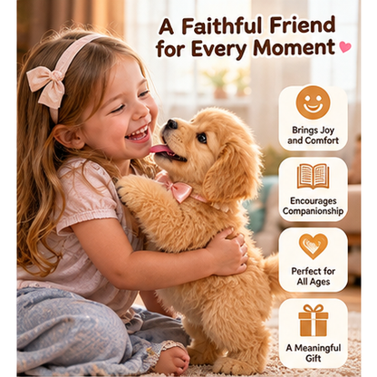 🎄49% OFF🐕🐾 Golden Buddy™ Realistic Robot Golden Retriever Puppy